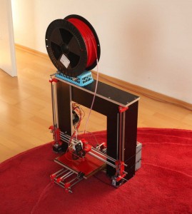 The new Prusa iteration 3 model, the machine that is being built.