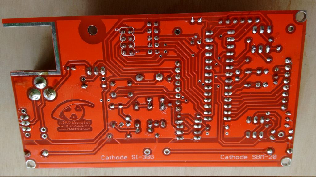 KIT1 soldered (badly)